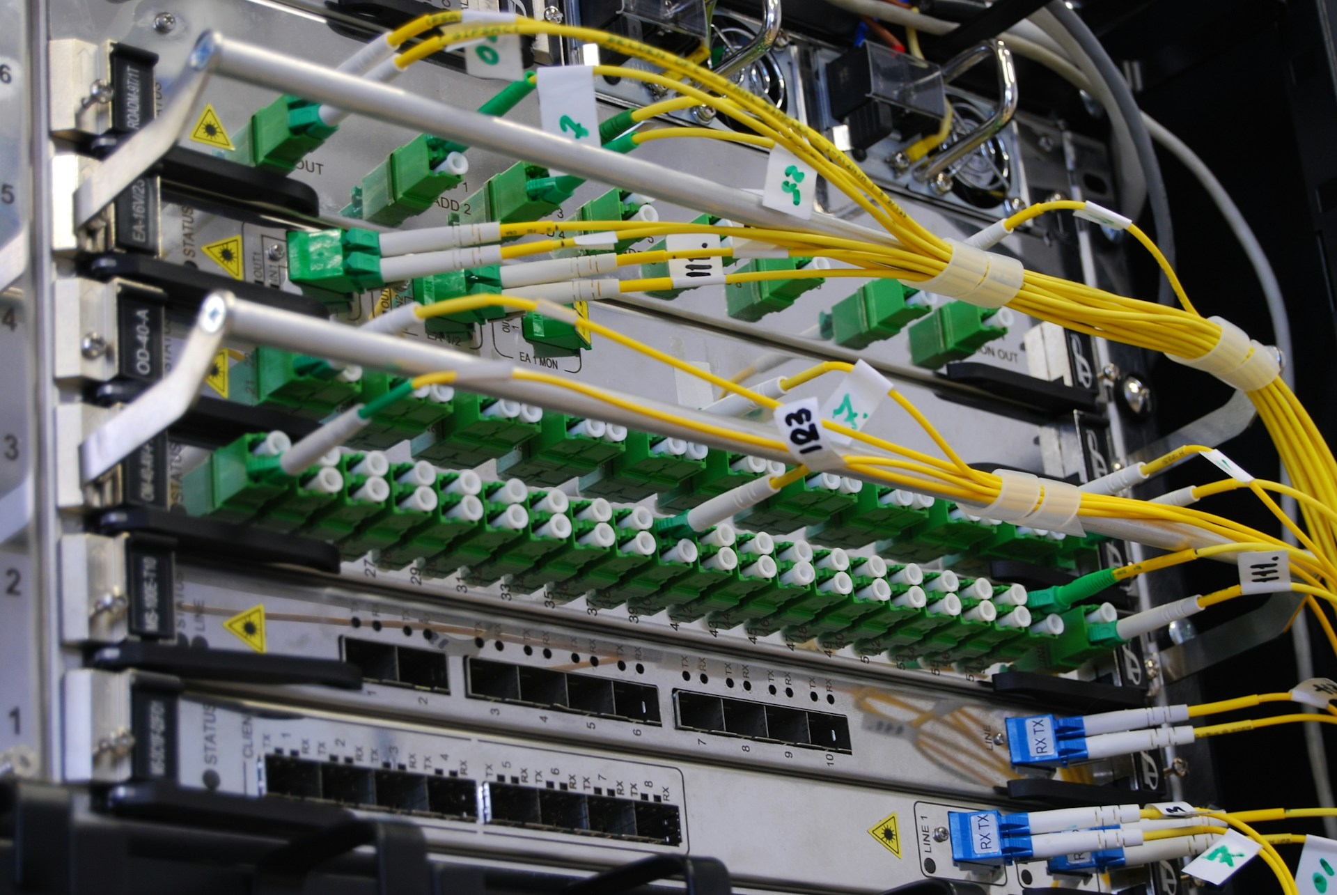 Inside plant fiber optic equipment